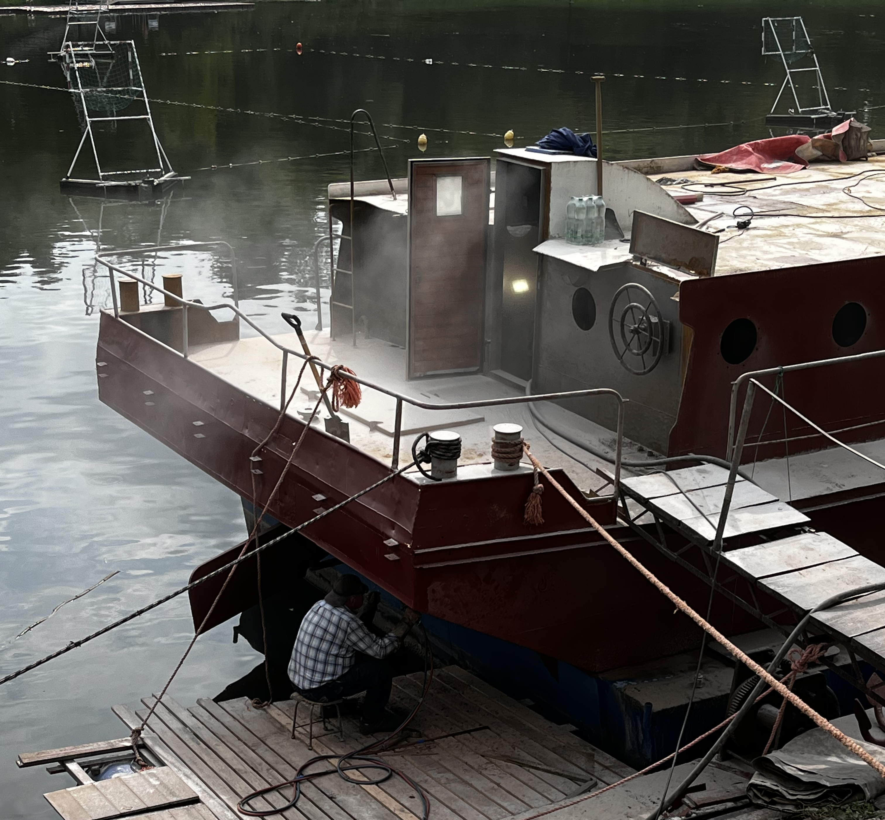 Modernizacja napędu barki